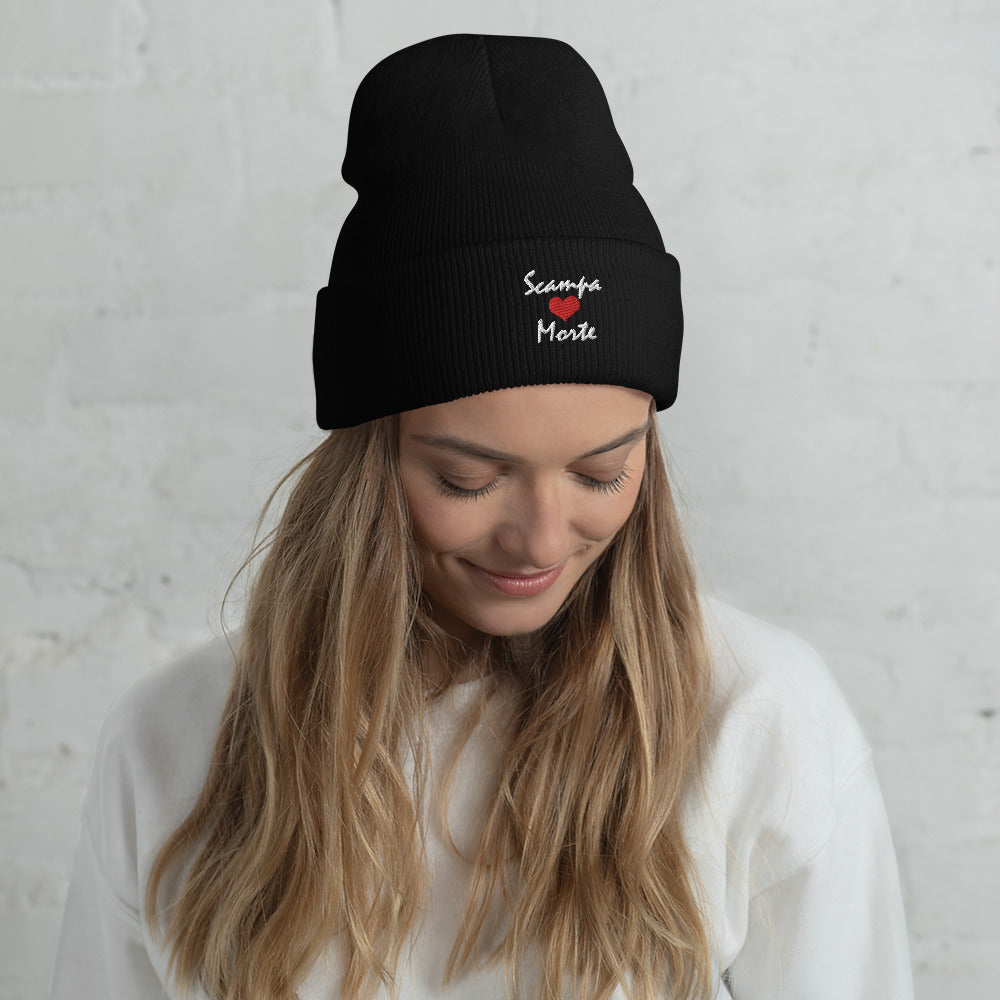 Toque - Embroidered - Red Heart