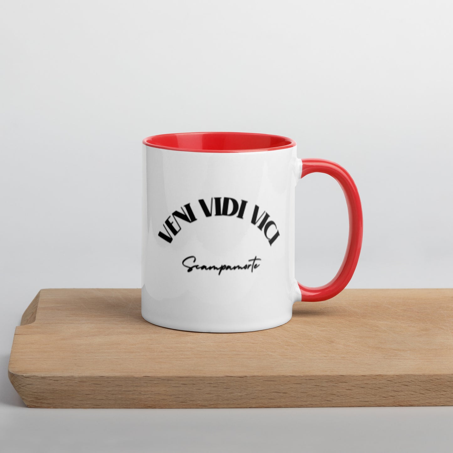 VENI VIDI VICI - Mug with Color Inside