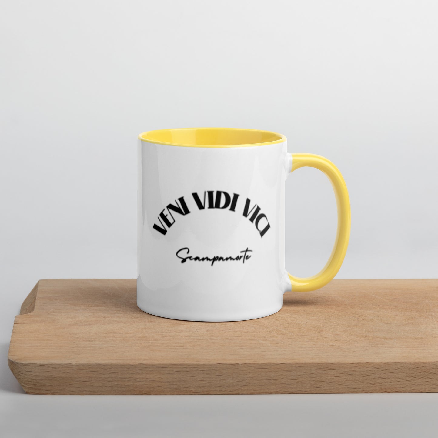 VENI VIDI VICI - Mug with Color Inside